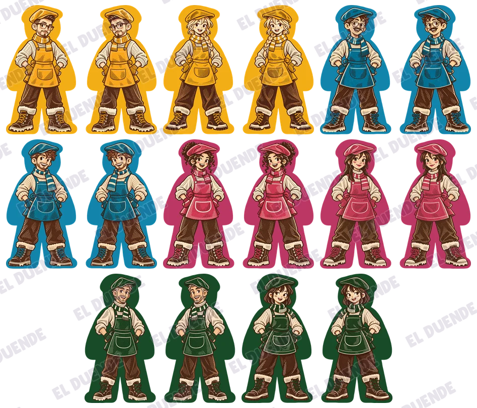 Lo que recibes: 16 stickers