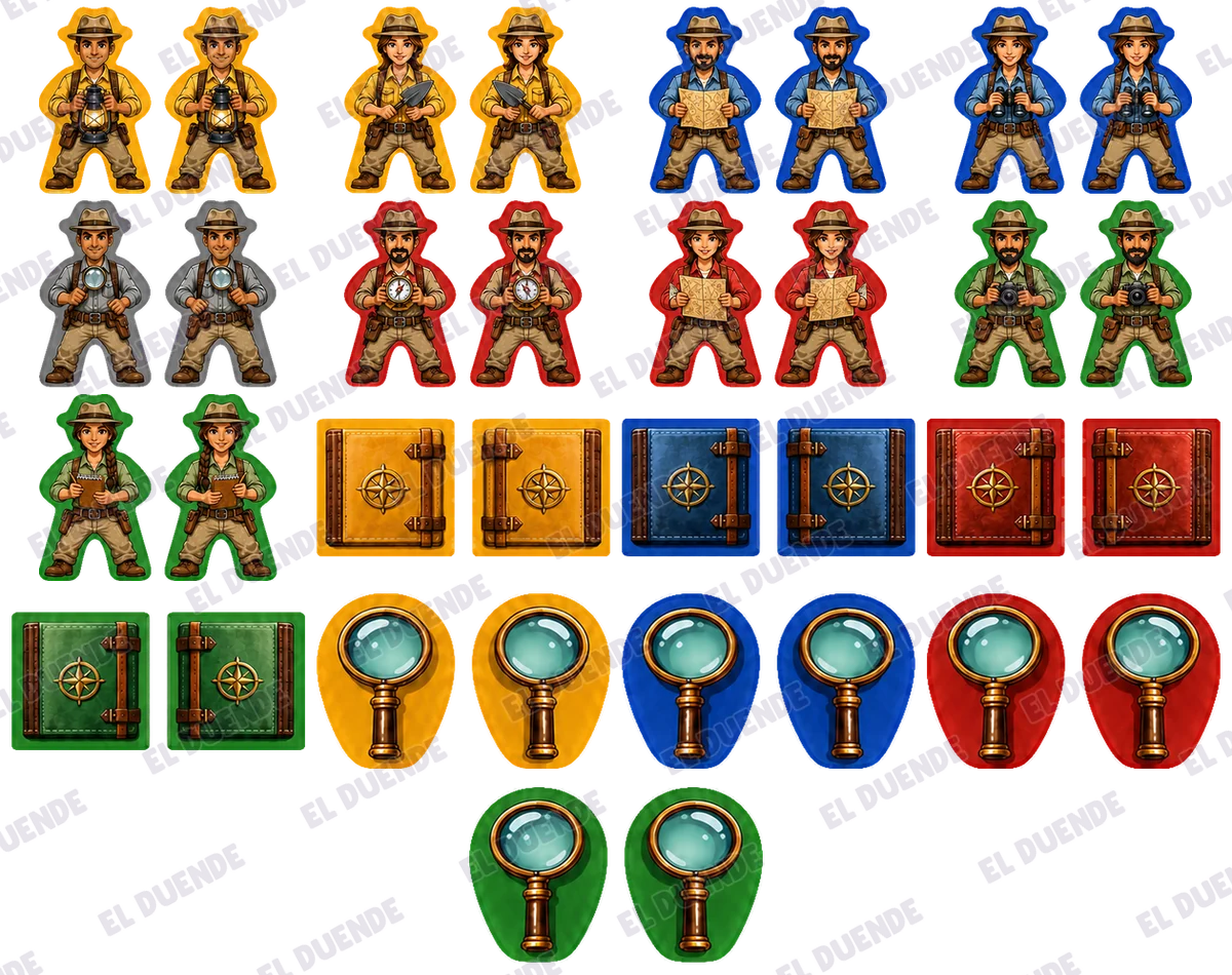 Lo que recibes: 34 stickers